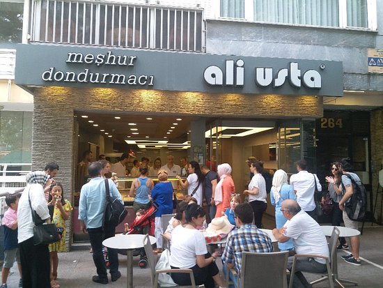 photo Cafe Ali-Usta the most famous ice cream parlor in Istanbul