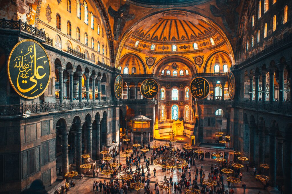 Hagia Sophia Mosque (Hagia Sophia Cathedral) in Turkey, UNESCO World Heritage Site