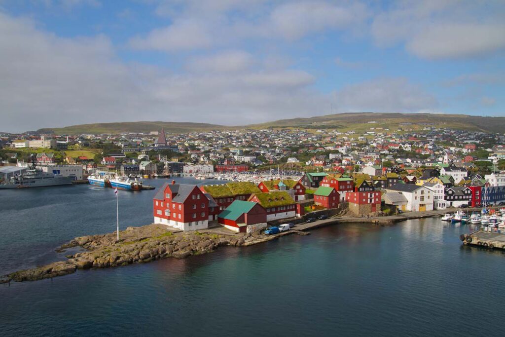 photo of Torshavn, the capital of the Faroe Islands