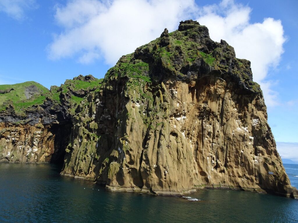 Photo of Westmann Bird Rocks on the island of Streymoy in the Faroe Islands