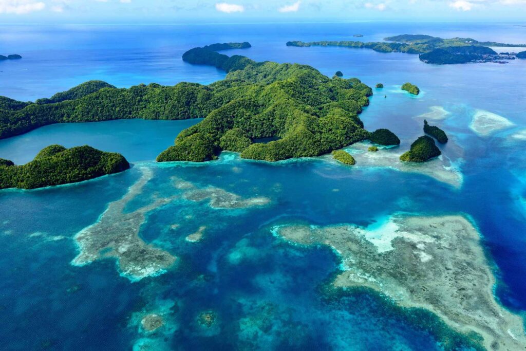 Palau, Ngeruktabel Island - UNESCO World Heritage Site in Oceania